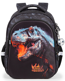 Ортопедичний рюкзак для хлопчика з Динозавром School Standard 38х30х18 см для першокласника (150-52)